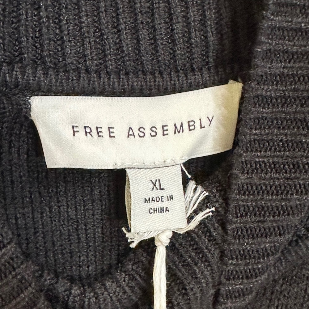 Free Assembly Women Black Mock Neck Sweater Dress XL FAWSW00273FA23L - Picture 2 of 9